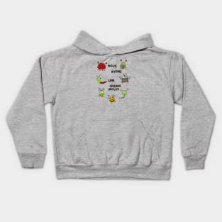 Happy Insects - Nous avons une chance inouïe / Insectes chanceux Kids Hoodie